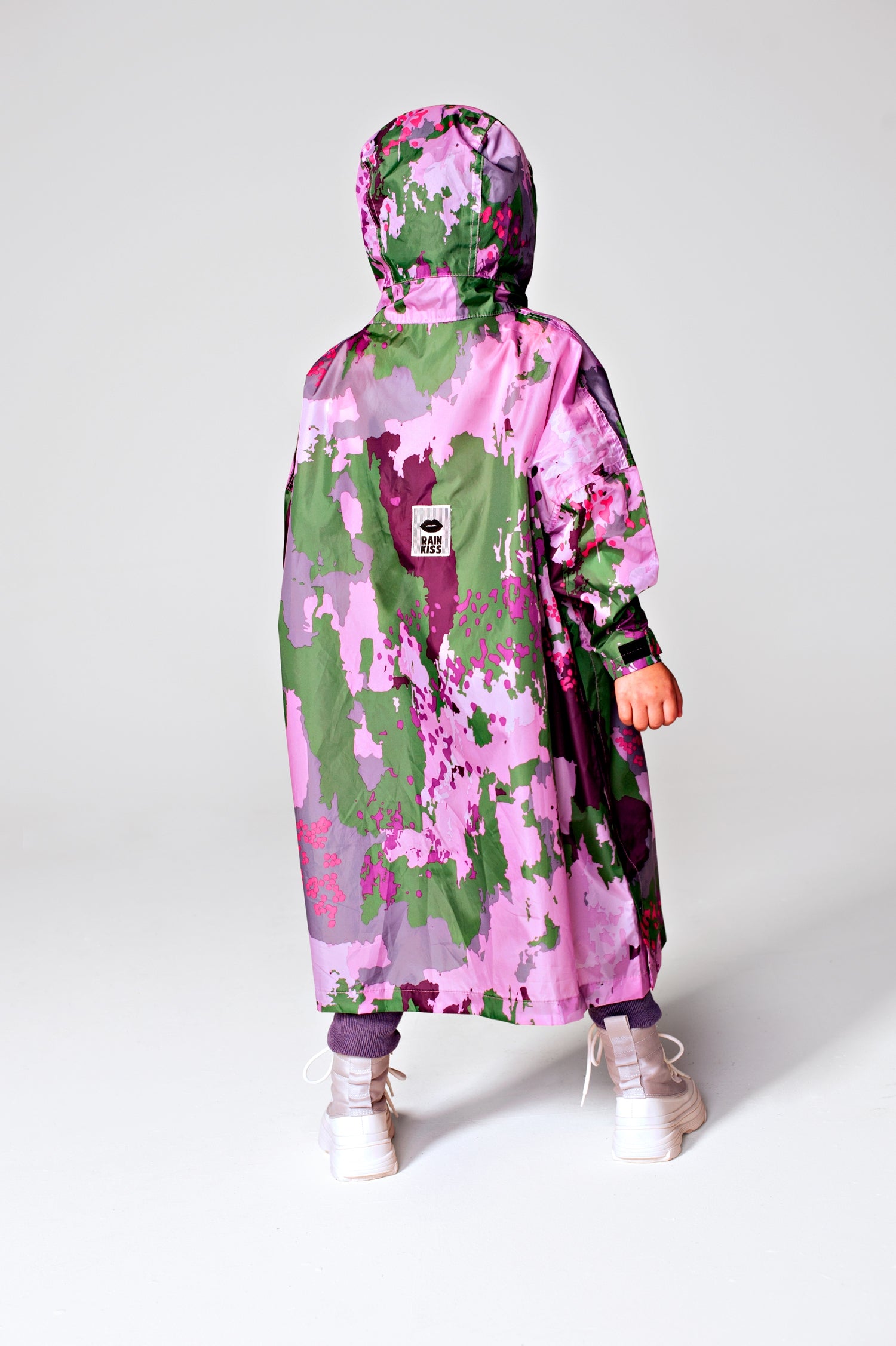 Image of Digi Spring Camo - Kids Rain Poncho