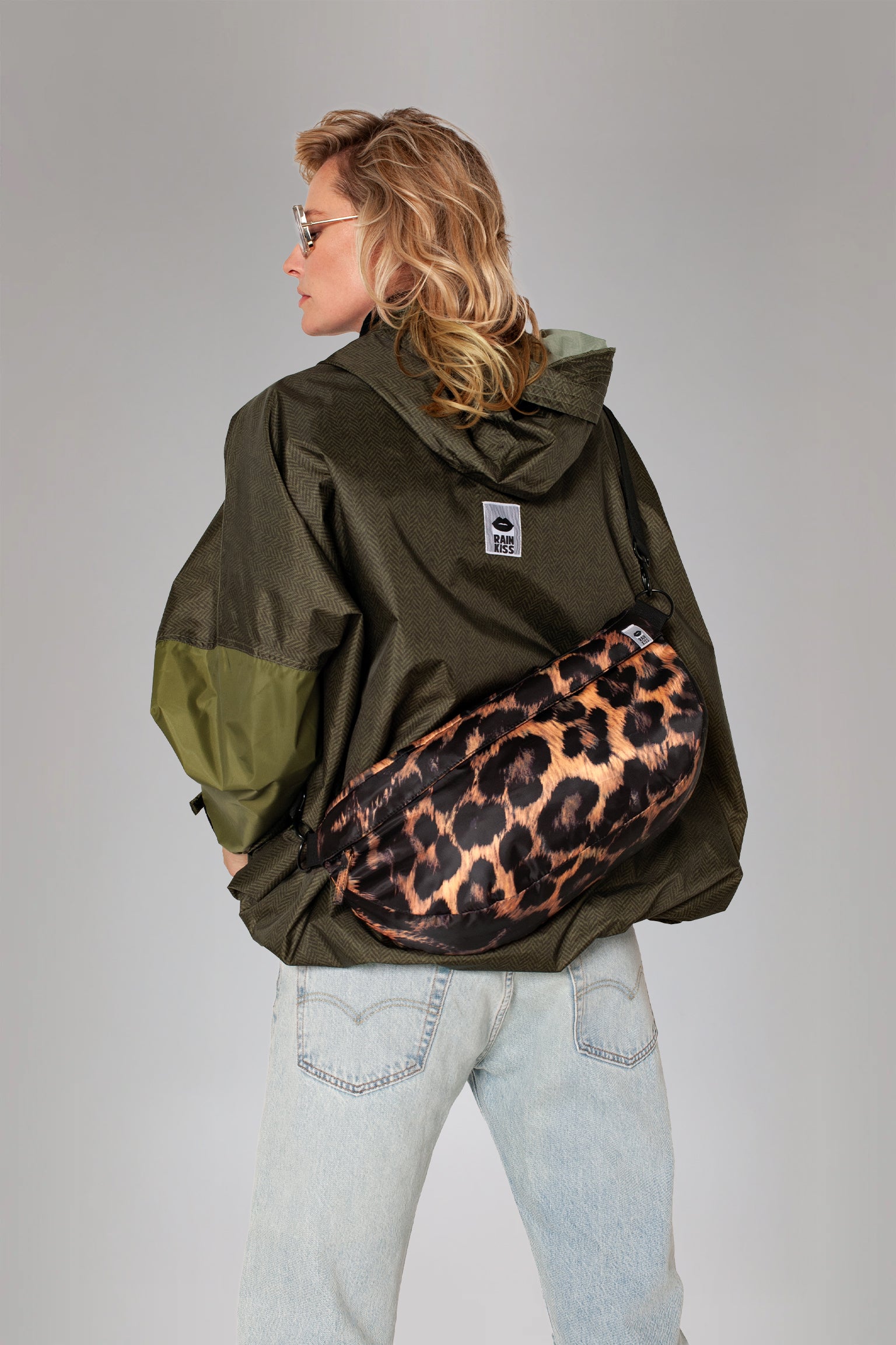 Dark Leopard - Crossbody Bag – RAINKISS Rainwear