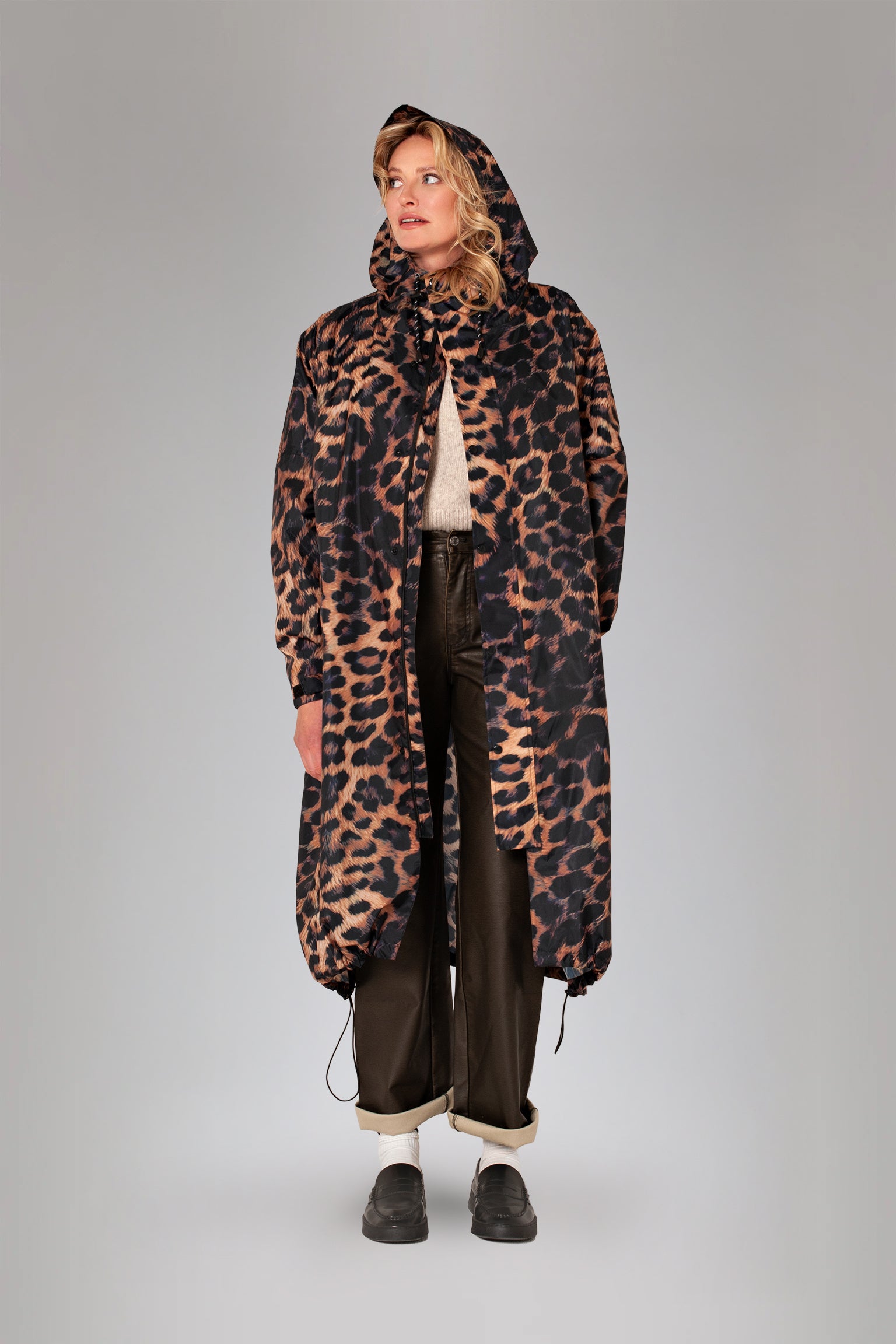 Dark Leopard - Rain Coat
