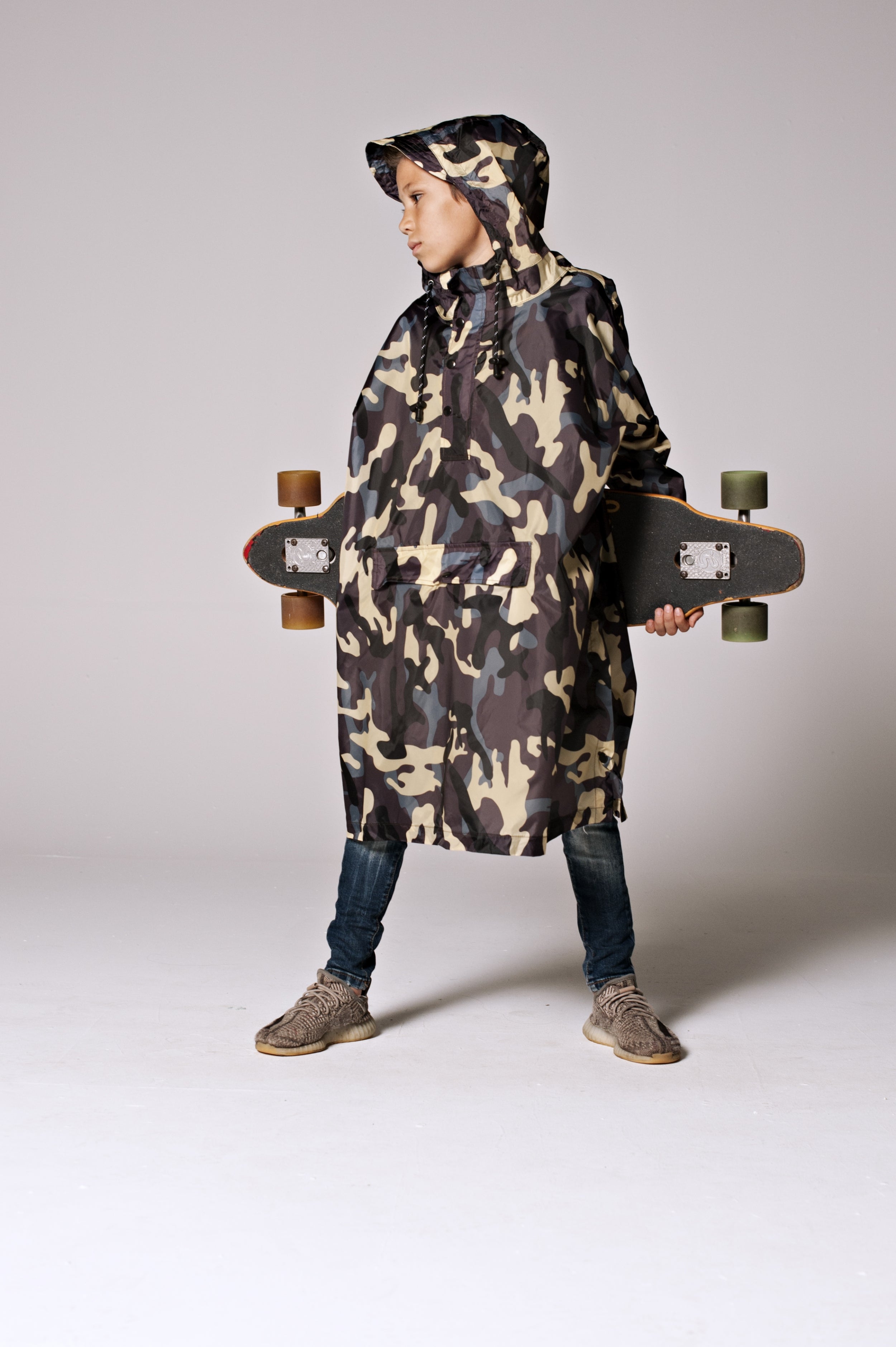 Image of Jungle Camo - Kids Rain Poncho