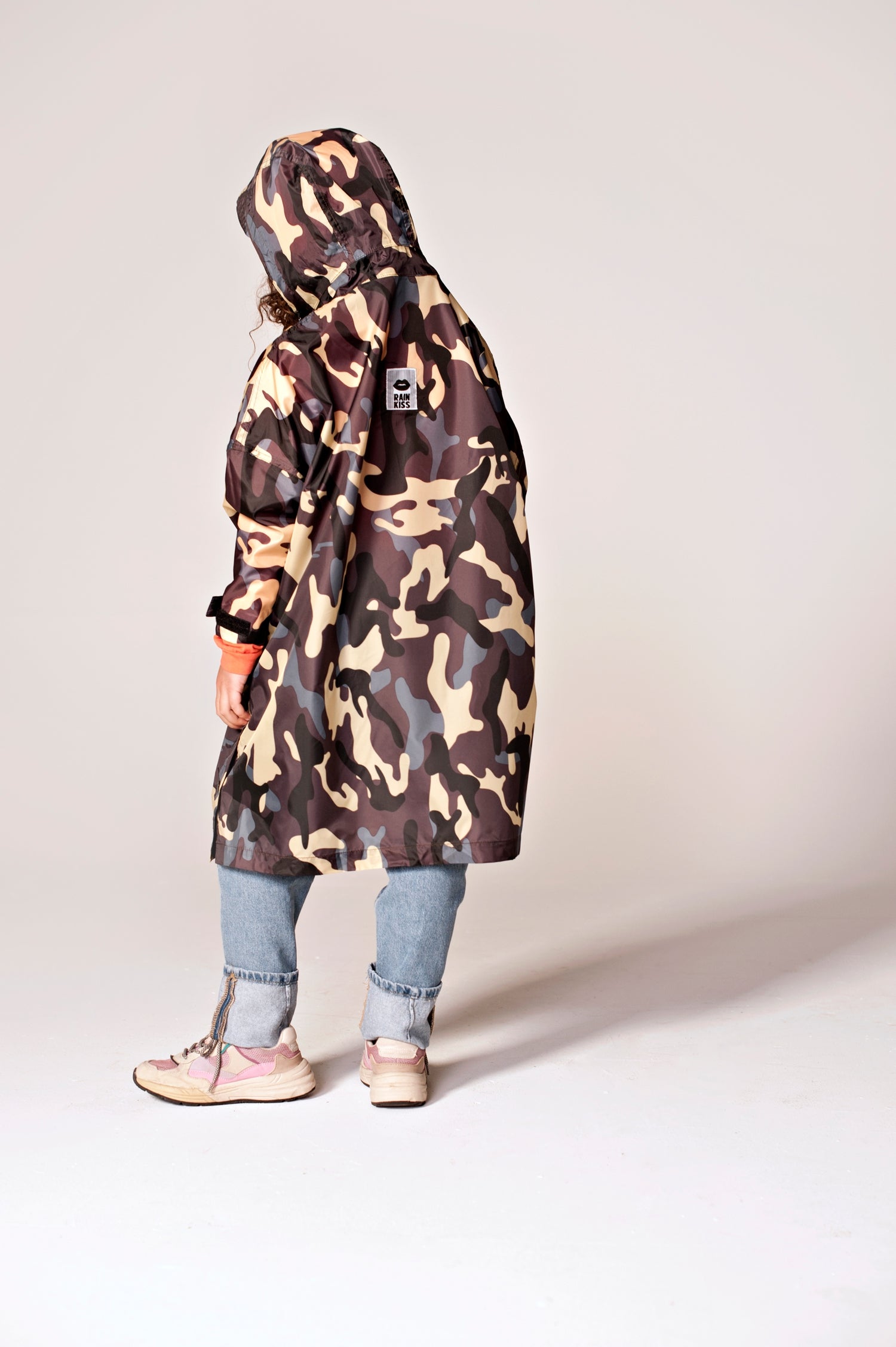 Jungle Camo - Kids Rain Poncho