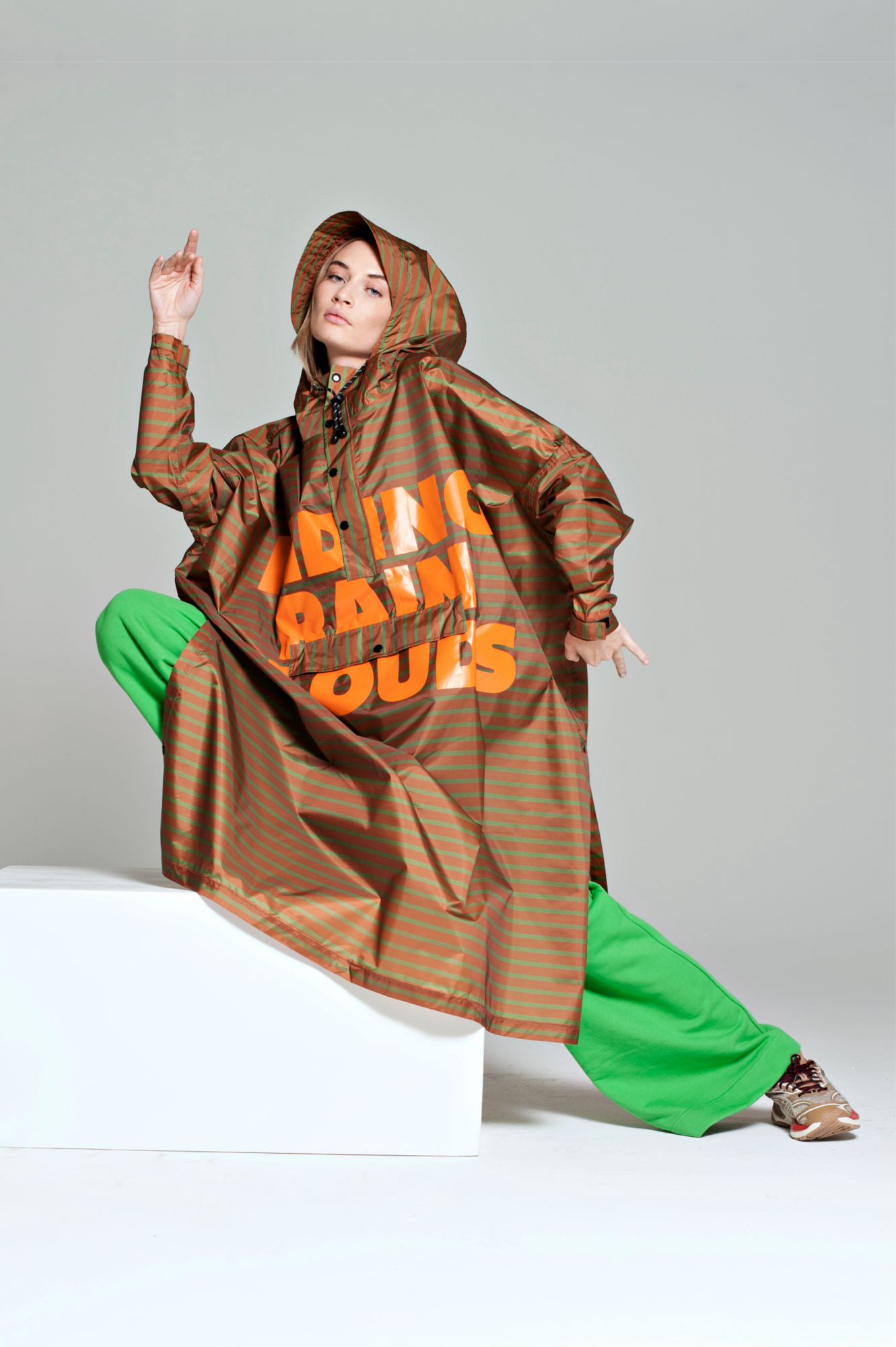 Image of Breton Green Diary - Rain Poncho