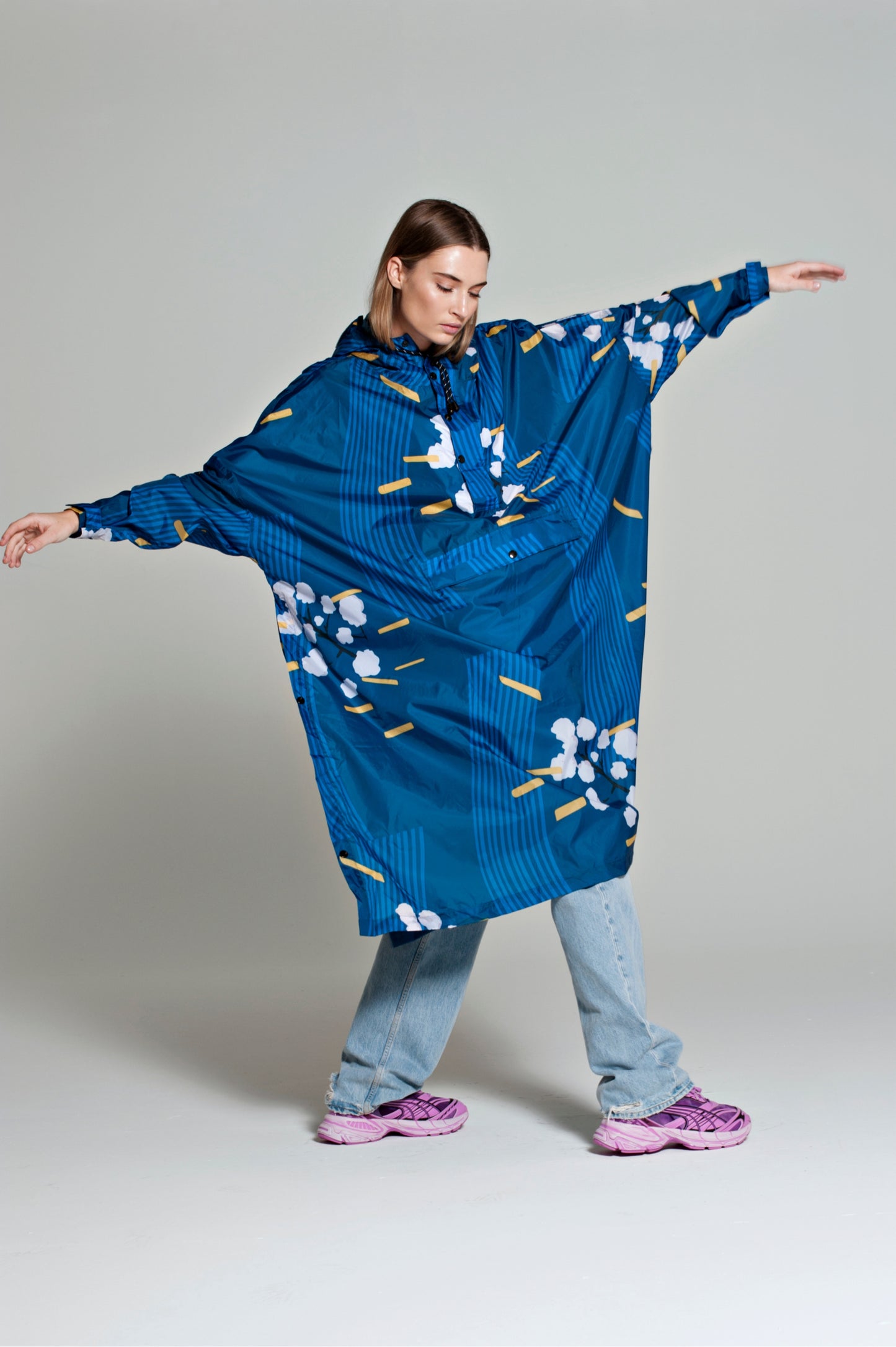 Japanese Blossom - Rain Poncho