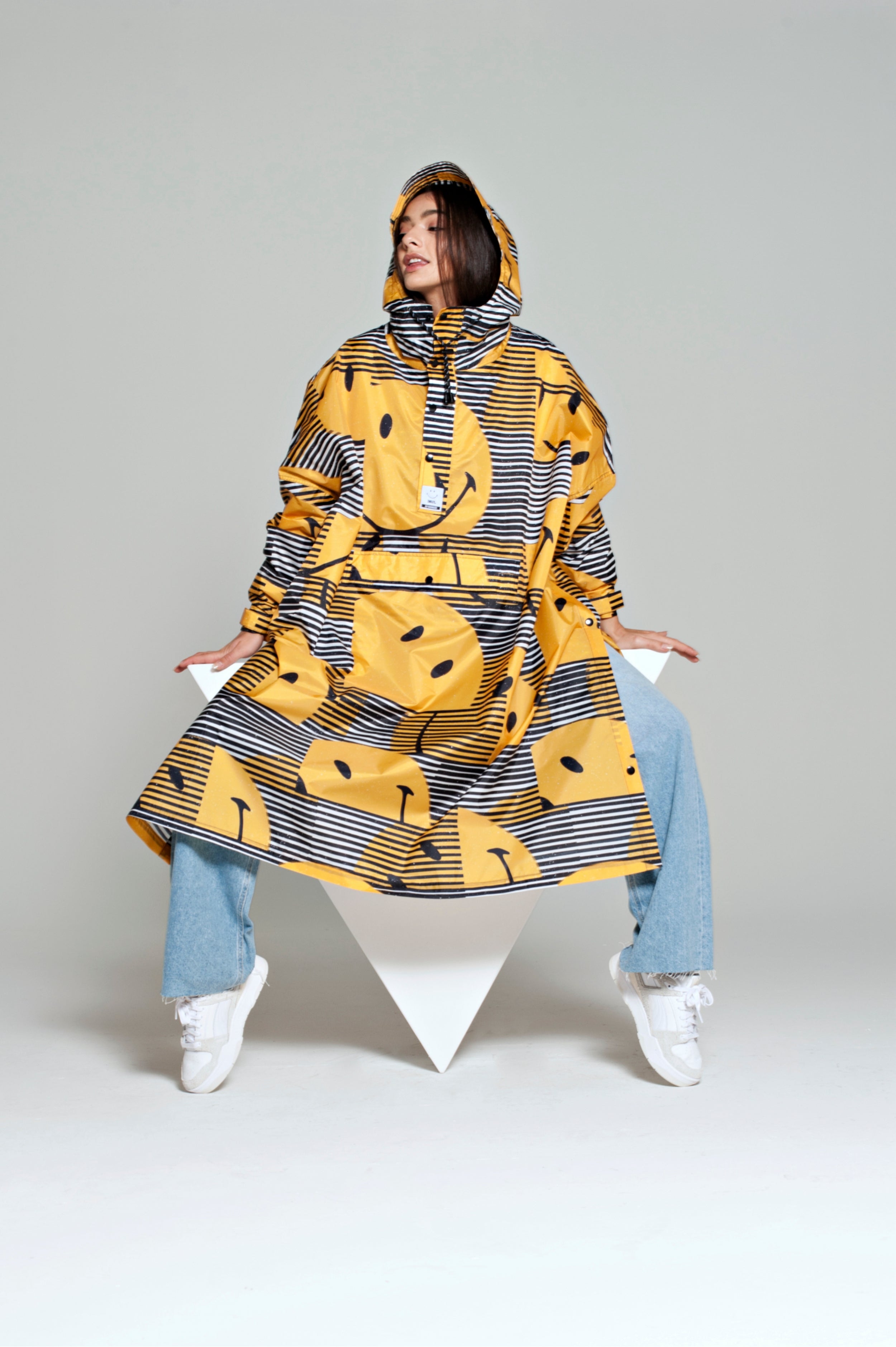 Image of Sunset x Smiley - Rain Poncho