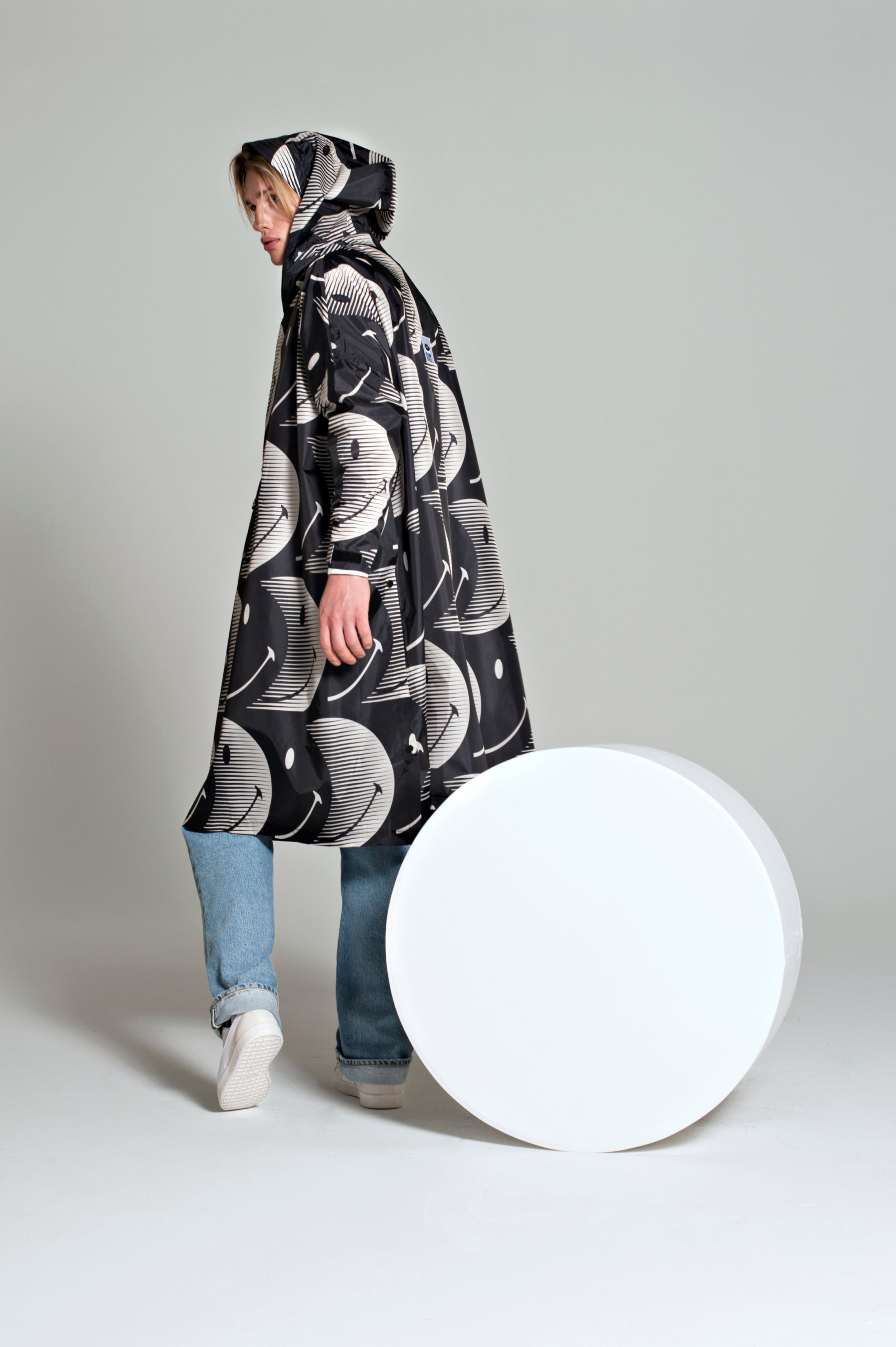 Image of Half Moon x Smiley - Rain Poncho