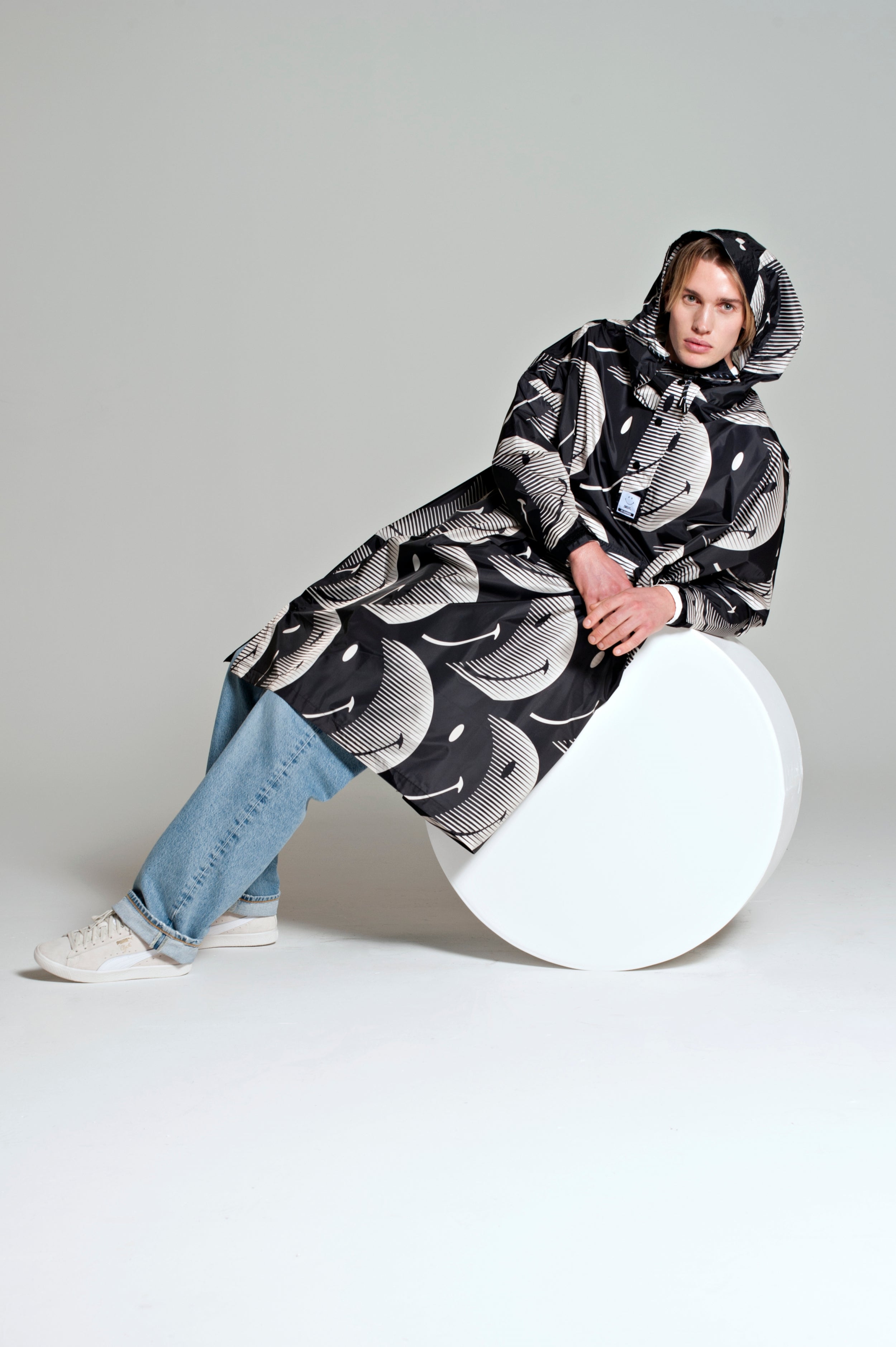 Image of Half Moon x Smiley - Rain Poncho