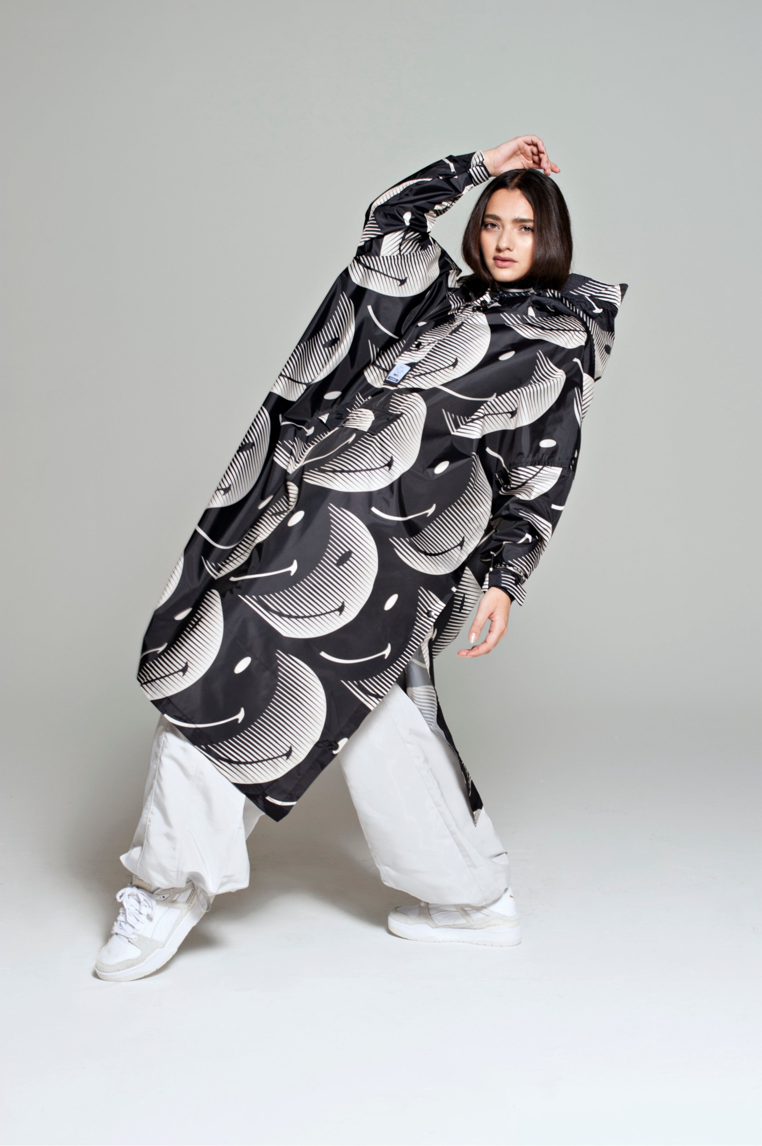 Image of Half Moon x Smiley - Rain Poncho