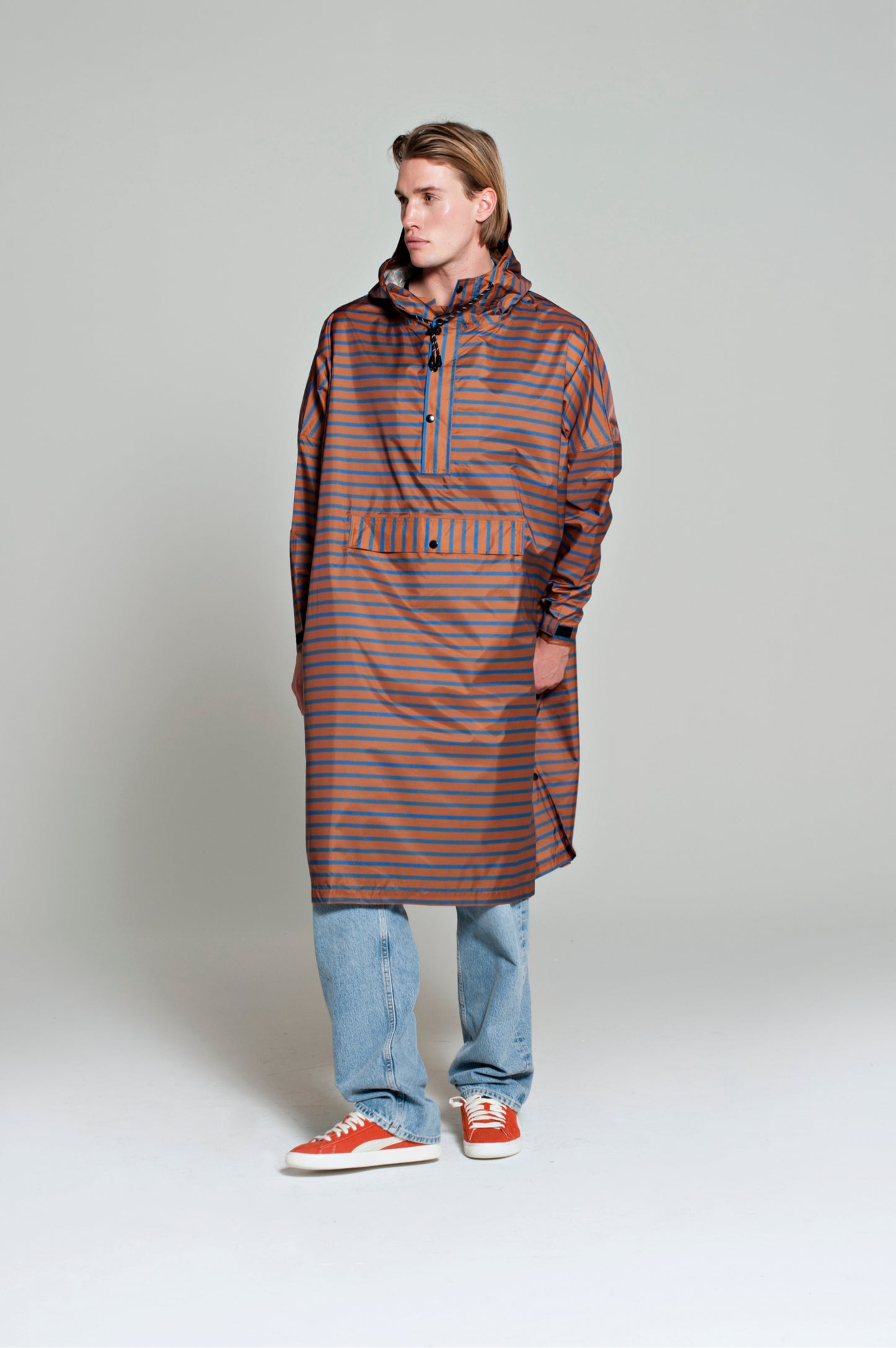 Breton Blue - Rain poncho