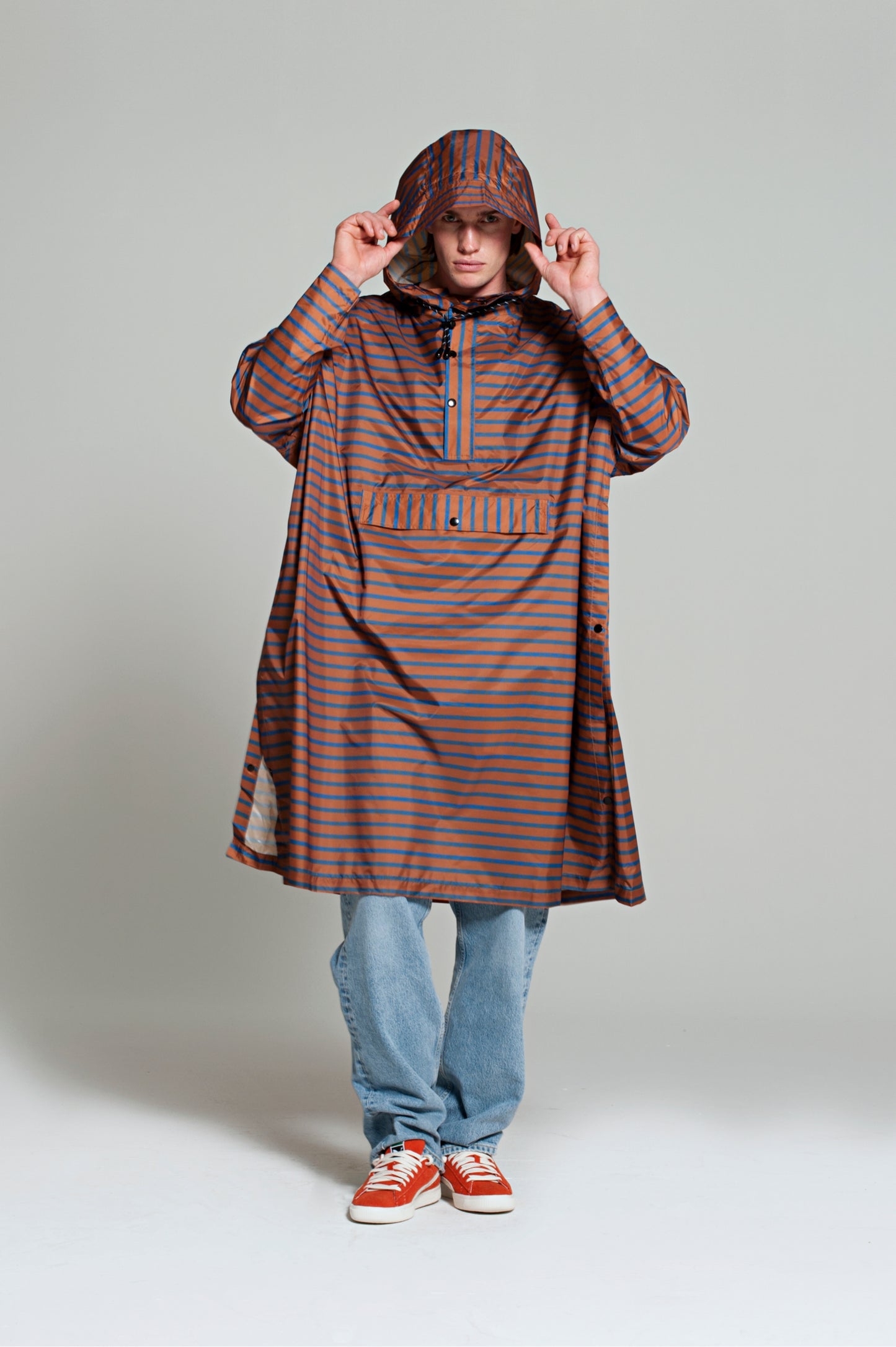 Breton Blue - Rain poncho