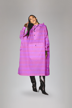 Seeing Stripes - Rain Poncho – RAINKISS Rainwear