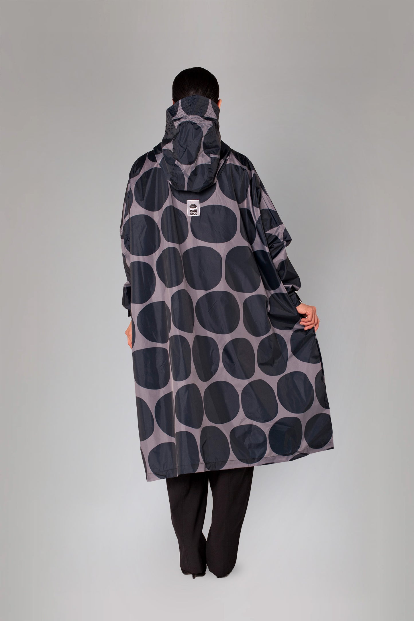 Black Polka - Rain Poncho