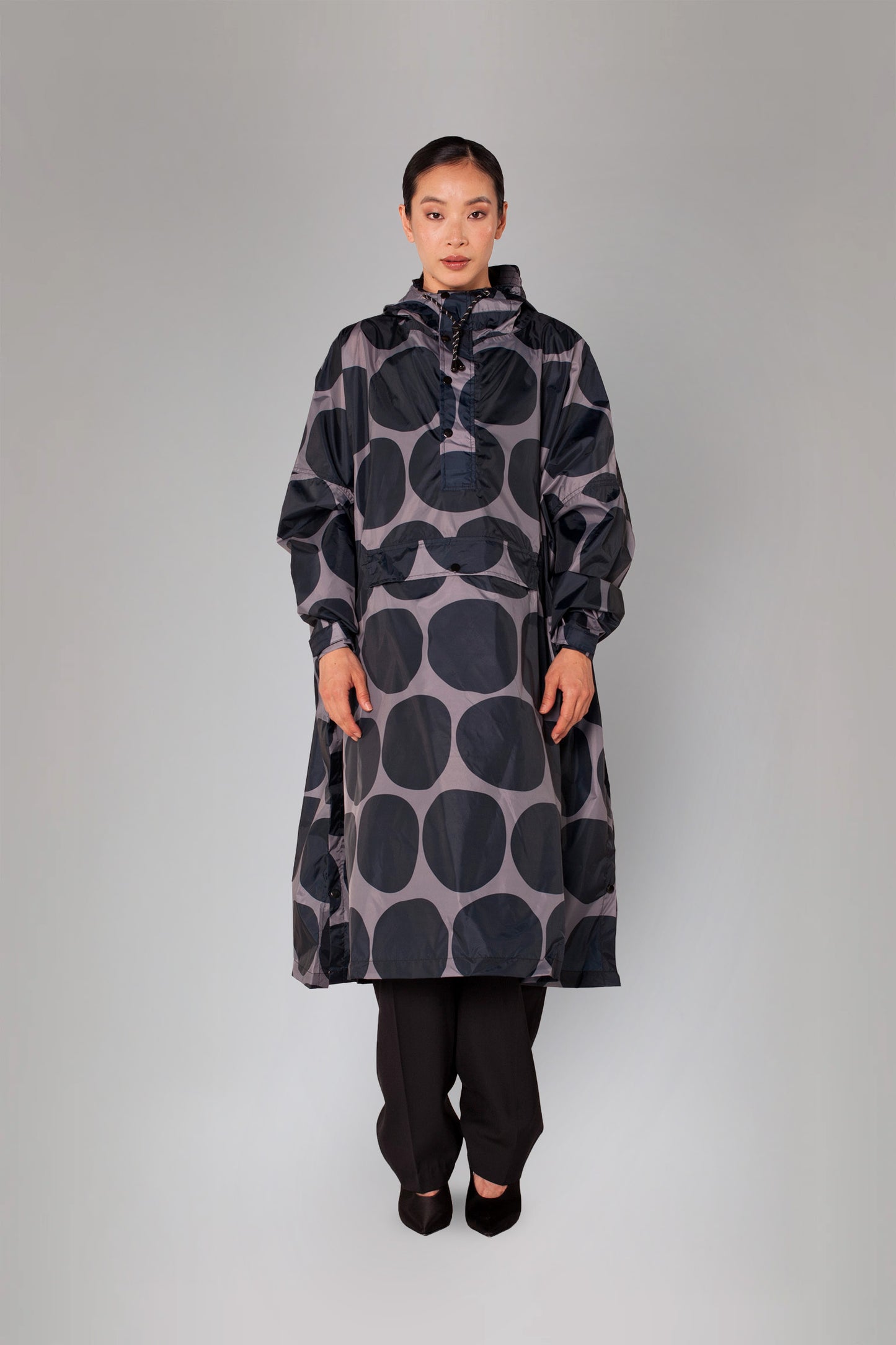 Black Polka - Rain Poncho