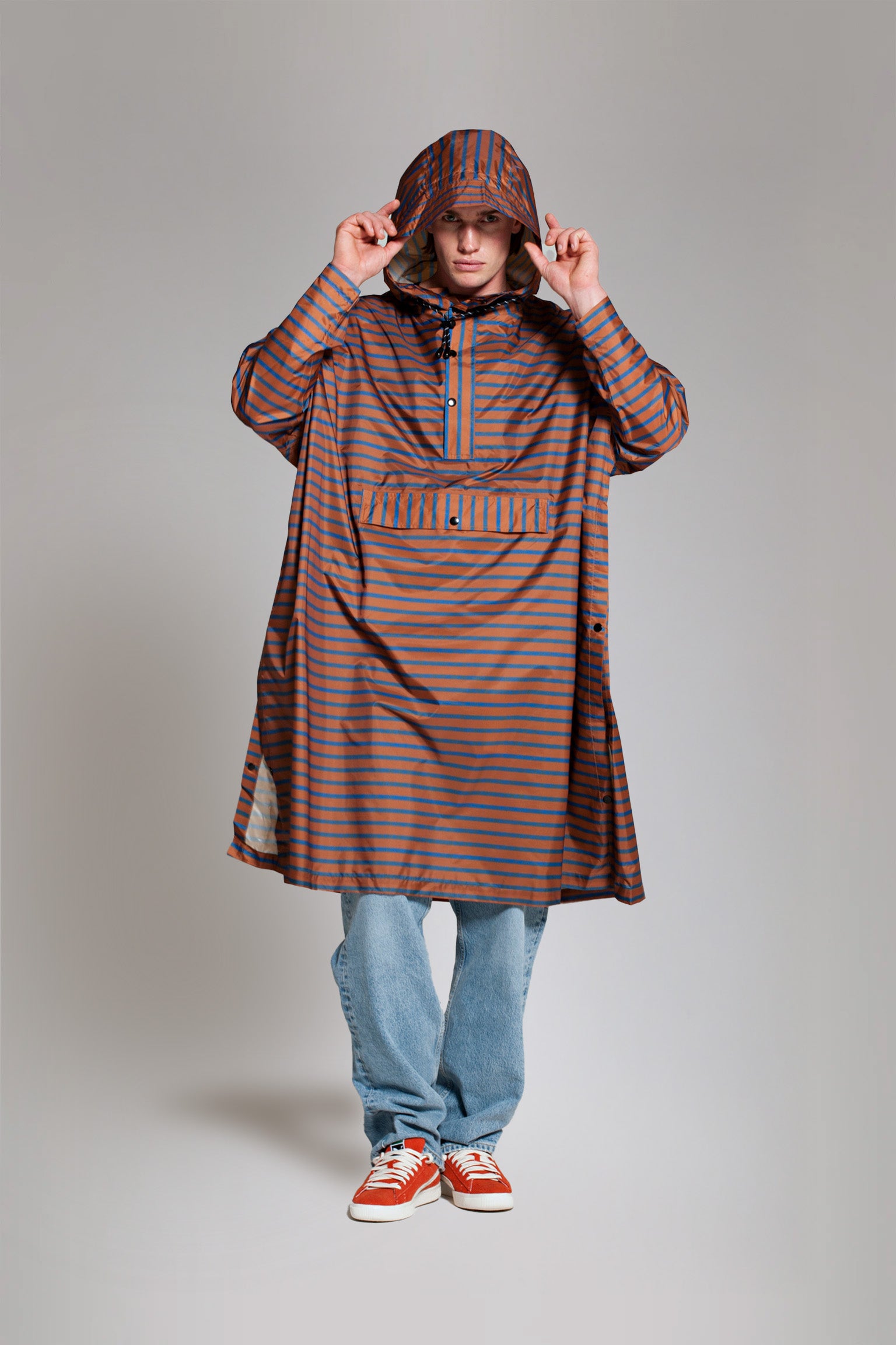 Breton Blue - Rain poncho