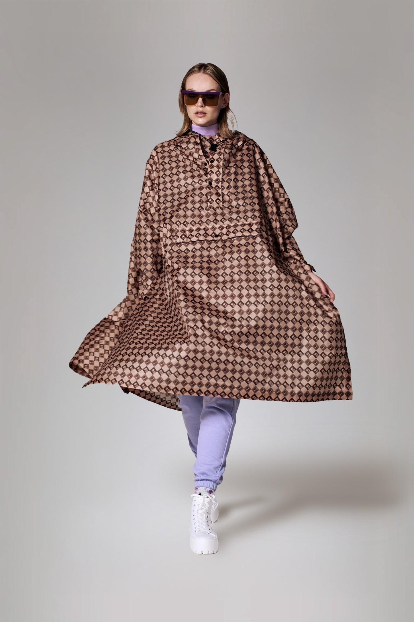 Damier - Rain Poncho