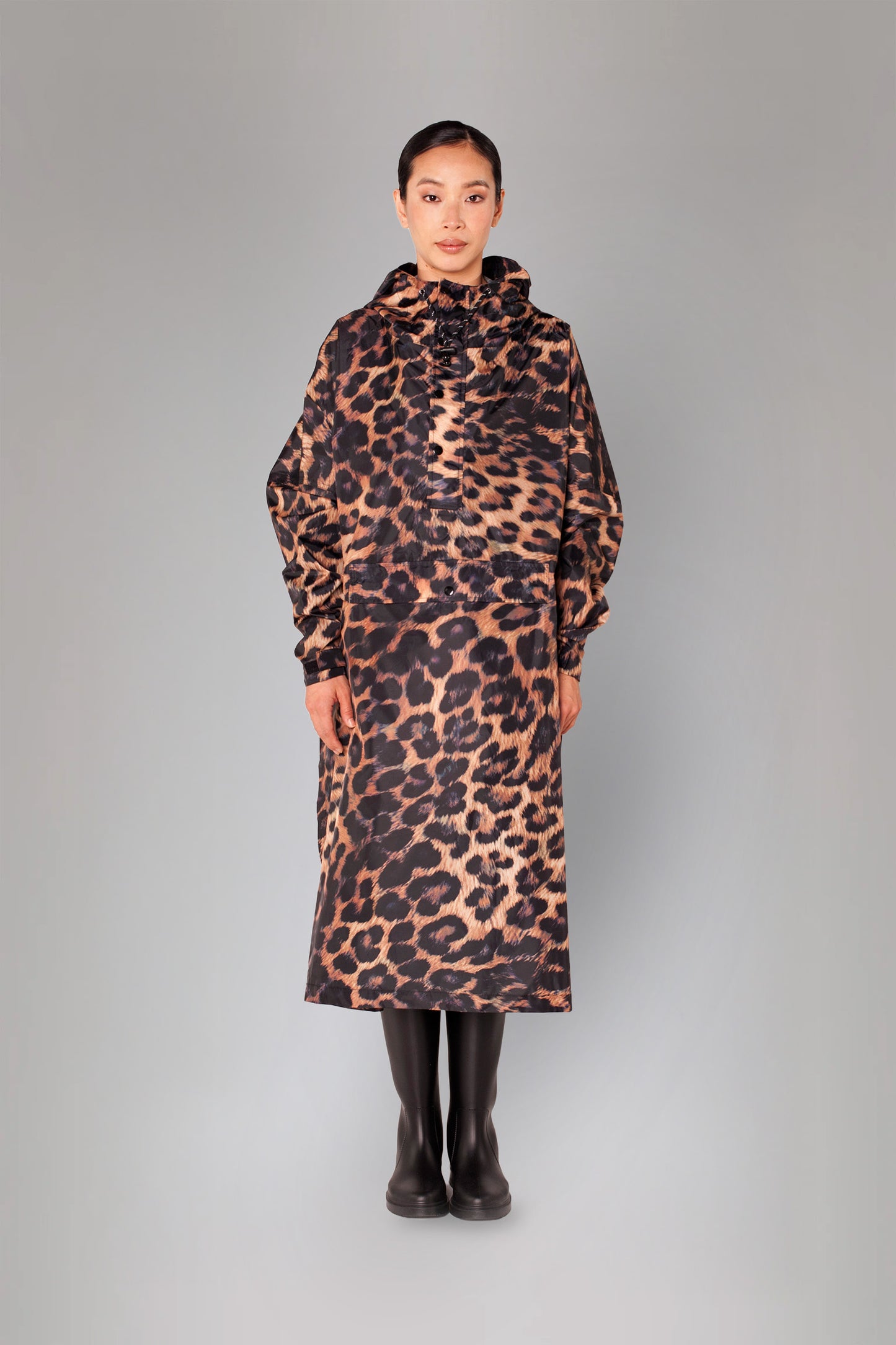 Dark Leopard - Rain Poncho