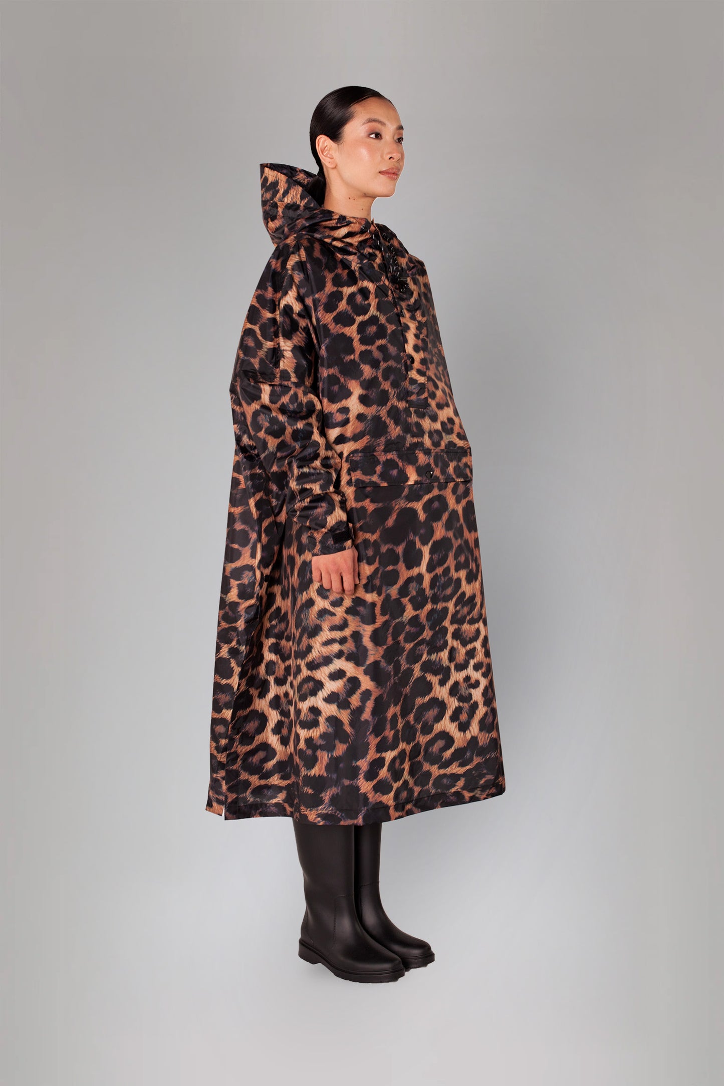 Dark Leopard - Rain Poncho