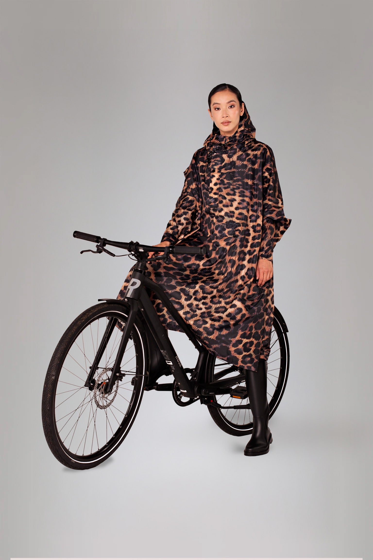 Image of Dark Leopard - Rain Poncho