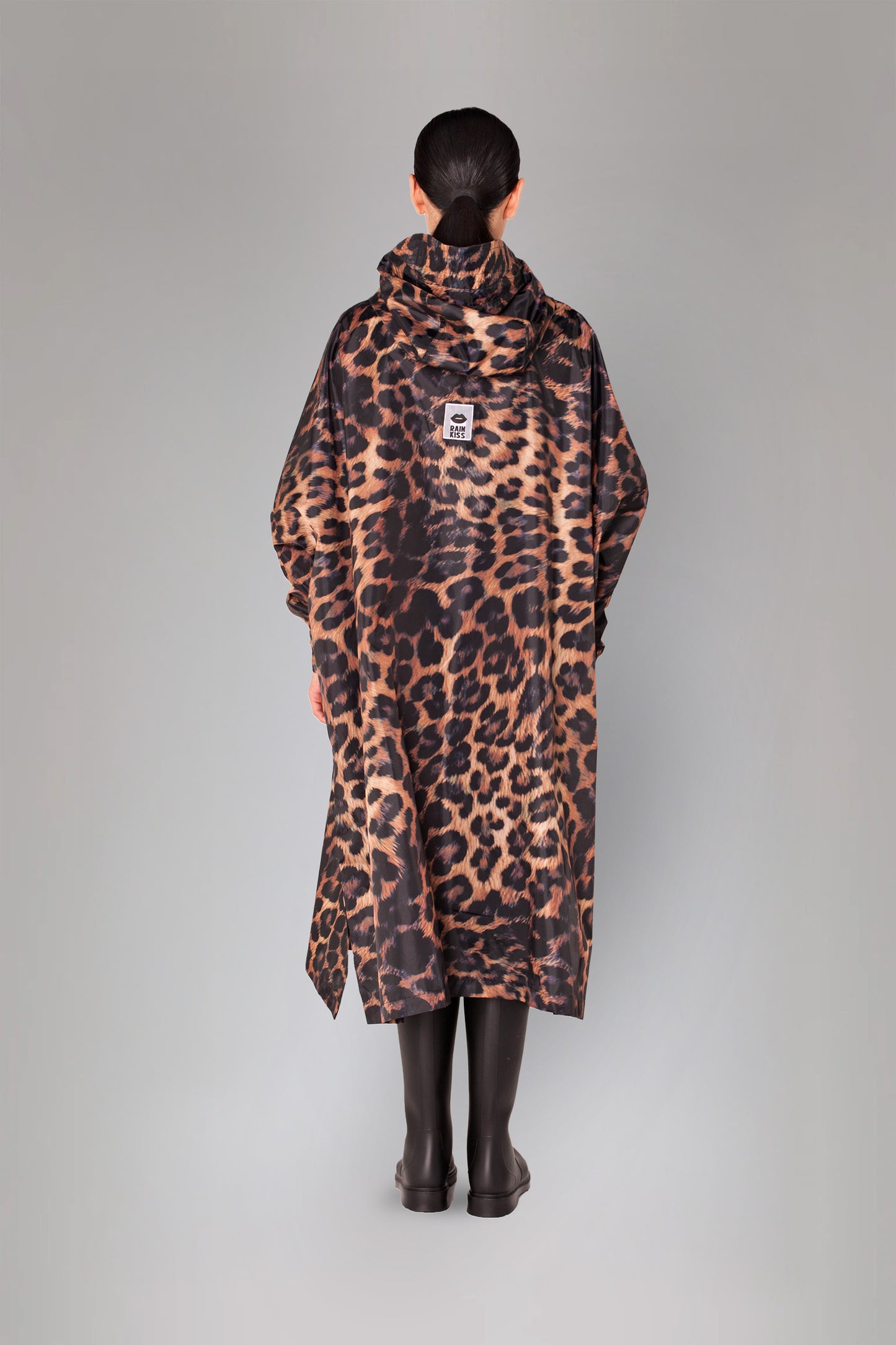 Dark Leopard - Rain Poncho