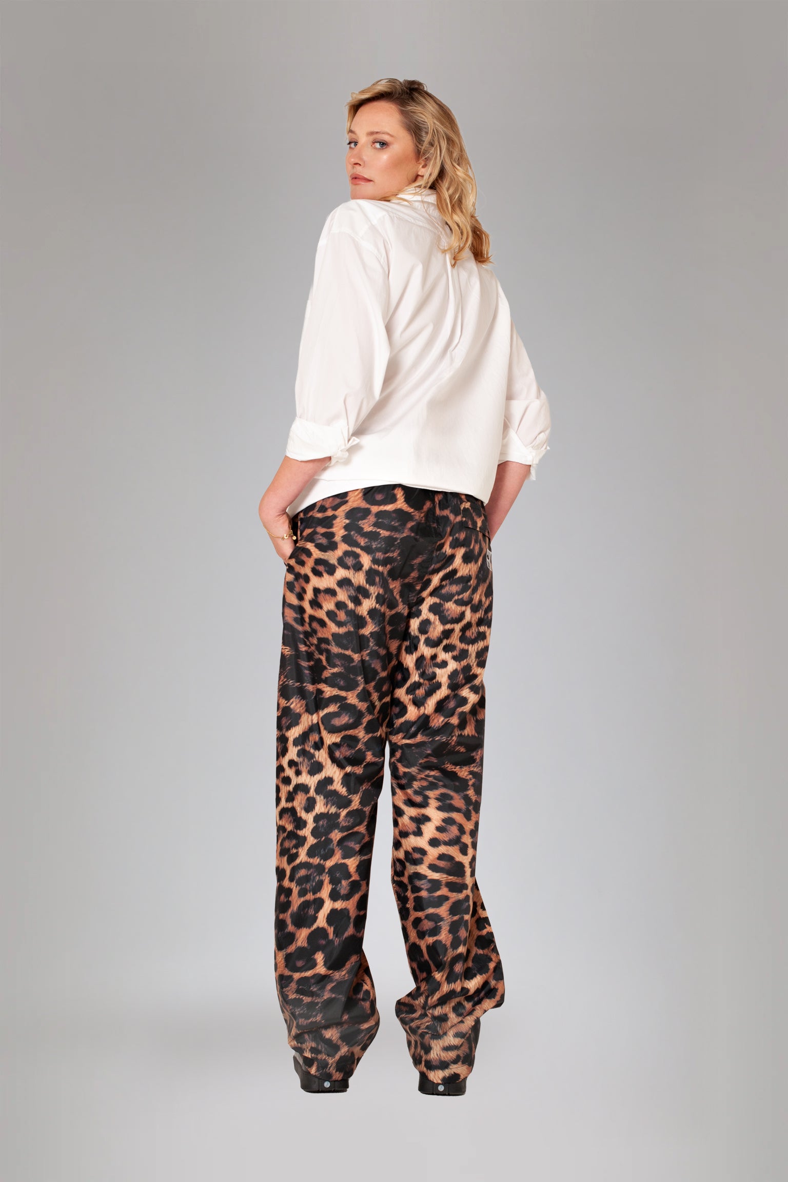 Image of Dark Leopard - Rain Pants