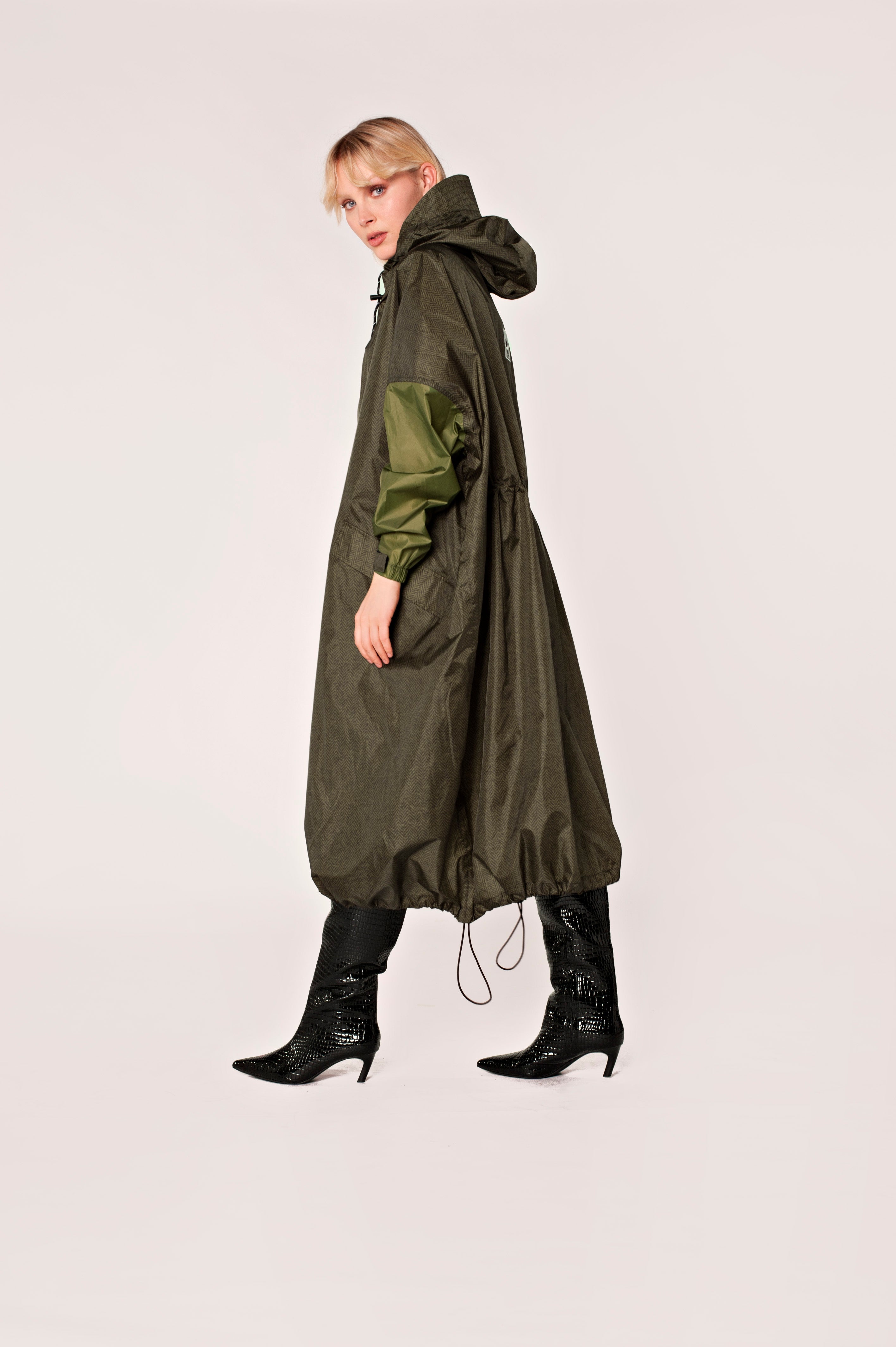 Image of Herringbone - Rain Coat