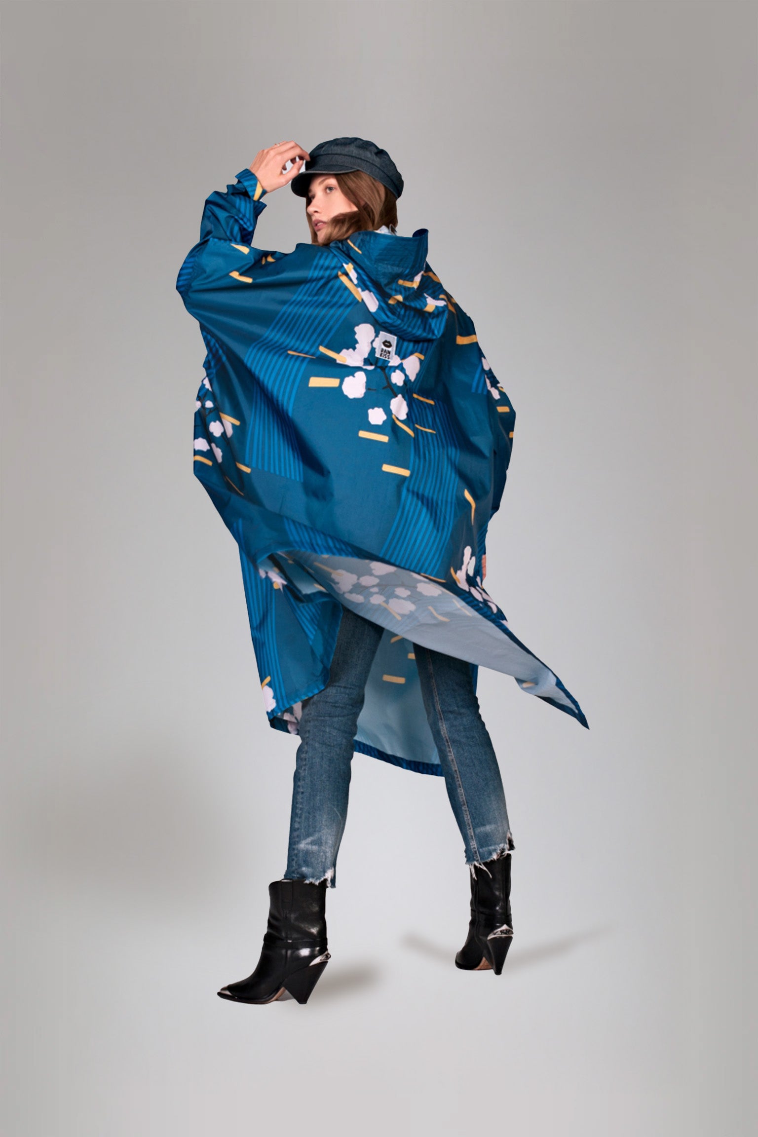 Japanese Blossom - Rain Poncho