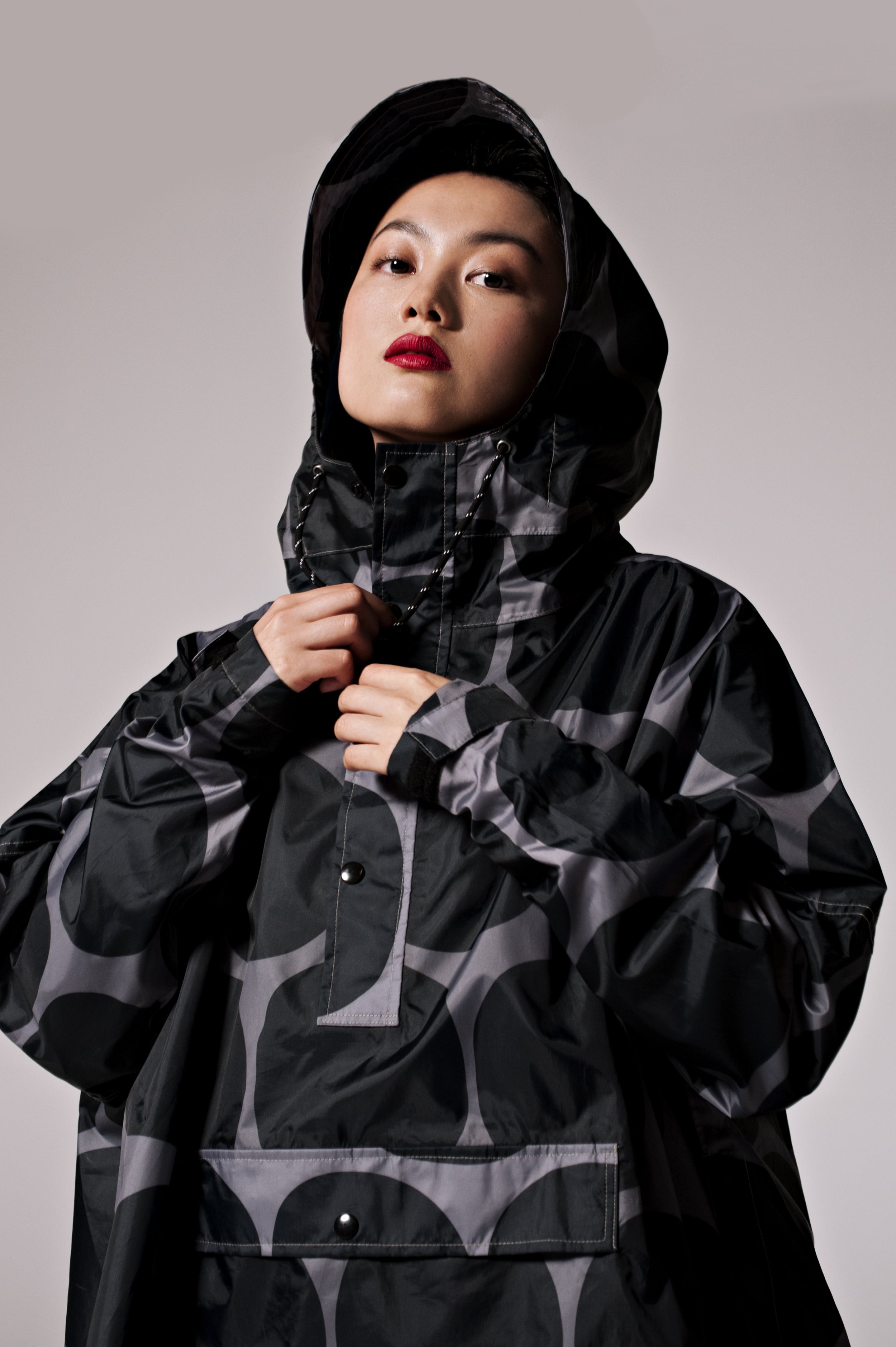 Image of Black Polka - Rain Poncho