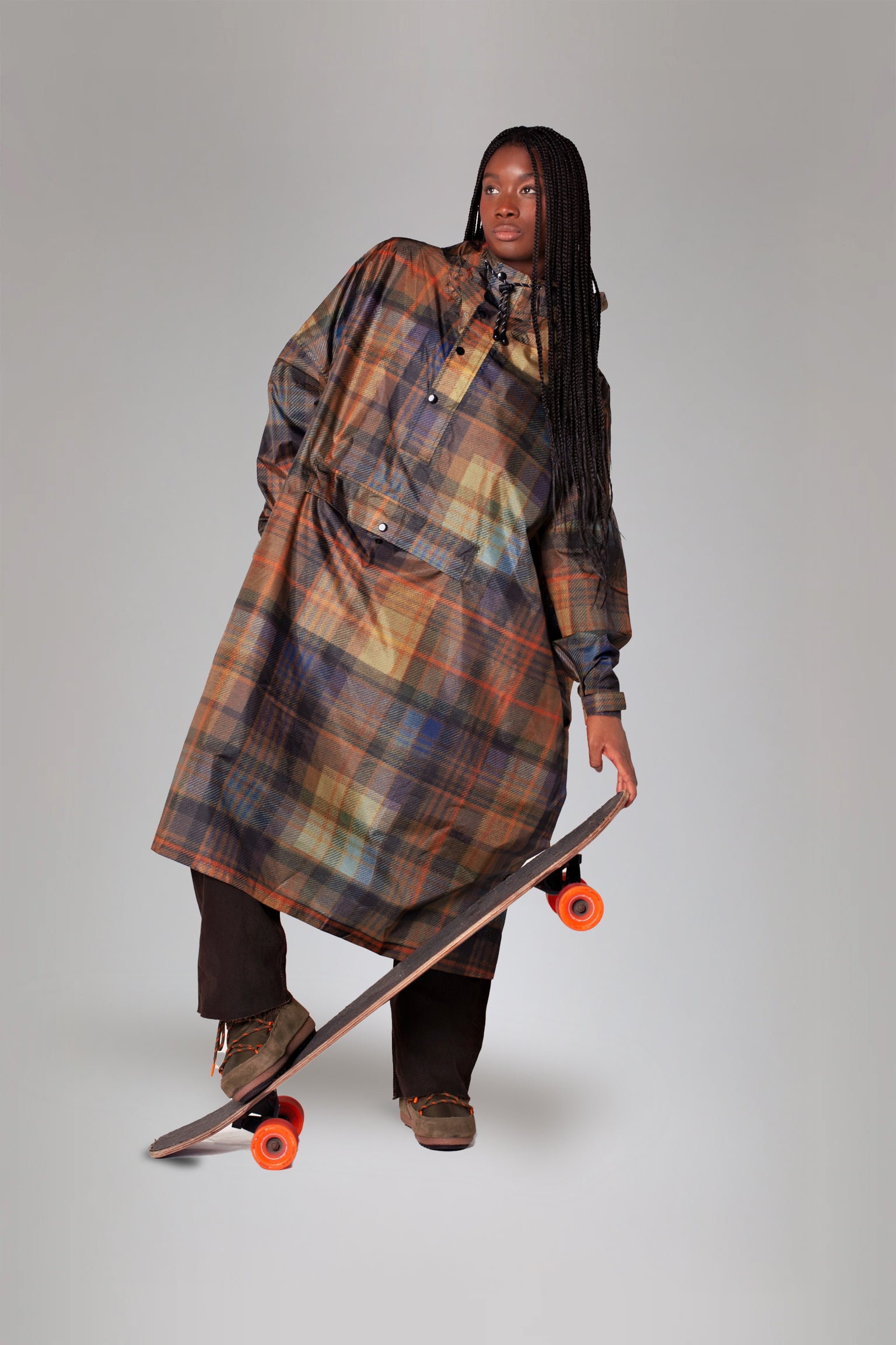 Image of Tartan - Rain Poncho